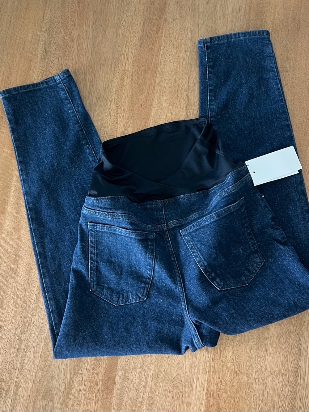 Isabel Maternity by Ingrid & Isabel Dark Blue Skinny Jeans - Picture 6 of 9